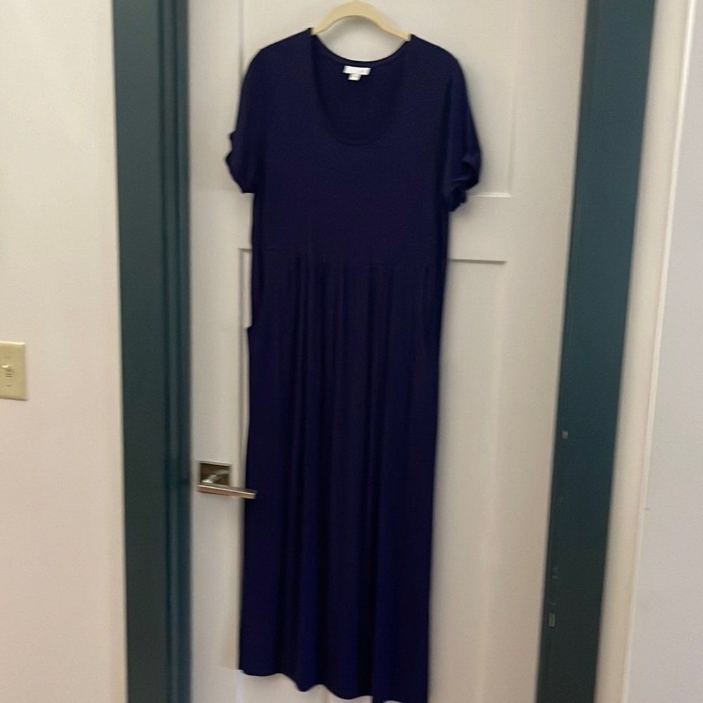 J Jill bluish purple long dress. Size S